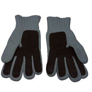 Vintage Saks Fifth Avenue Cream Wool Blend Knit Womens Gloves Retro Cozy